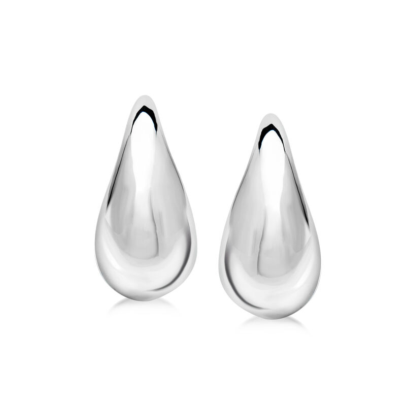 Sterling Silver Teardrop Earrings  image number 2