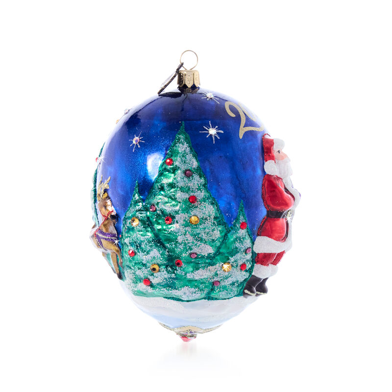 Jay Strongwater &quot;Christmas Delivery&quot; Glass Ornament image number 3