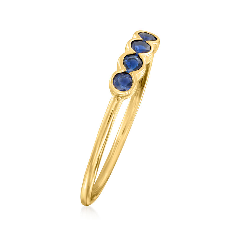 .20 ct. t.w. Sapphire Ring in 14kt Yellow Gold image number 1