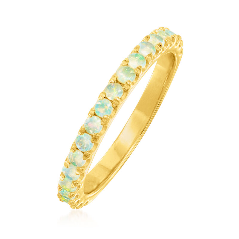 Opal Ring in 18kt Gold Over Sterling image number 2