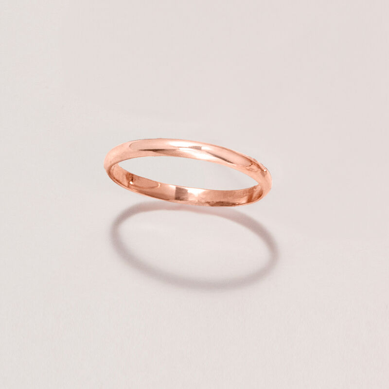 14kt Rose Gold Polished Ring image number 3