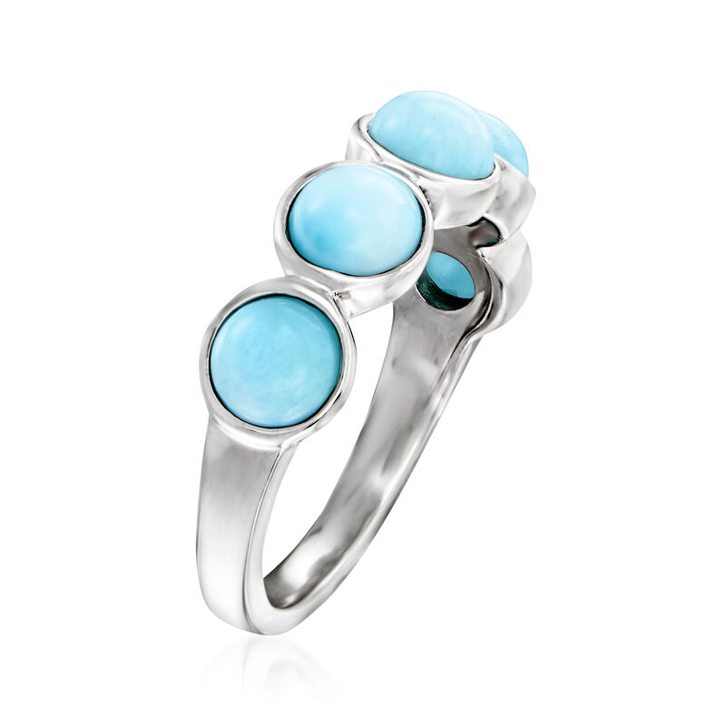 Larimar Ring in Sterling Silver image number 2