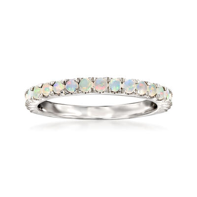 Opal Ring in Sterling Silver