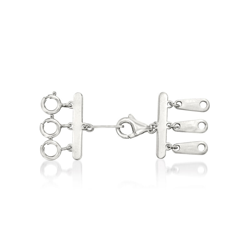 Italian Sterling Silver Layering Clasp  image number 0