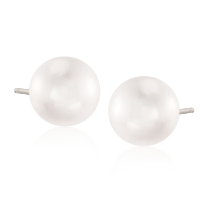 11-12mm Multicolored Cultured Pearl Jewelry Set: Three Pairs of Earrings in Sterling Silver  image number 4