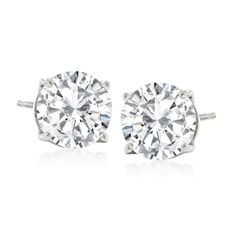 2.40 ct. t.w. Diamond Stud Earrings in Platinum image number 0