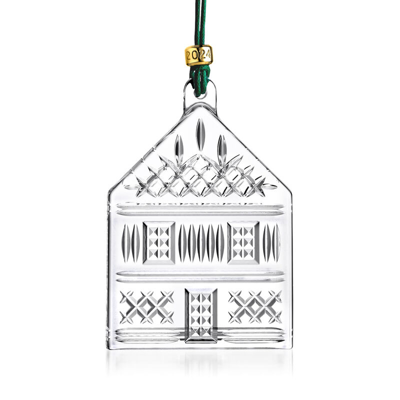 Waterford Crystal 2024 Annual Gingerbread House Ornament image number 0