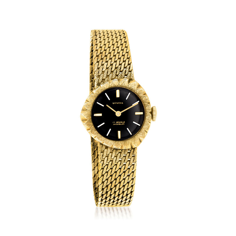 C. 1970 Vintage Geneva 14kt Yellow Gold Manual Watch image number 0