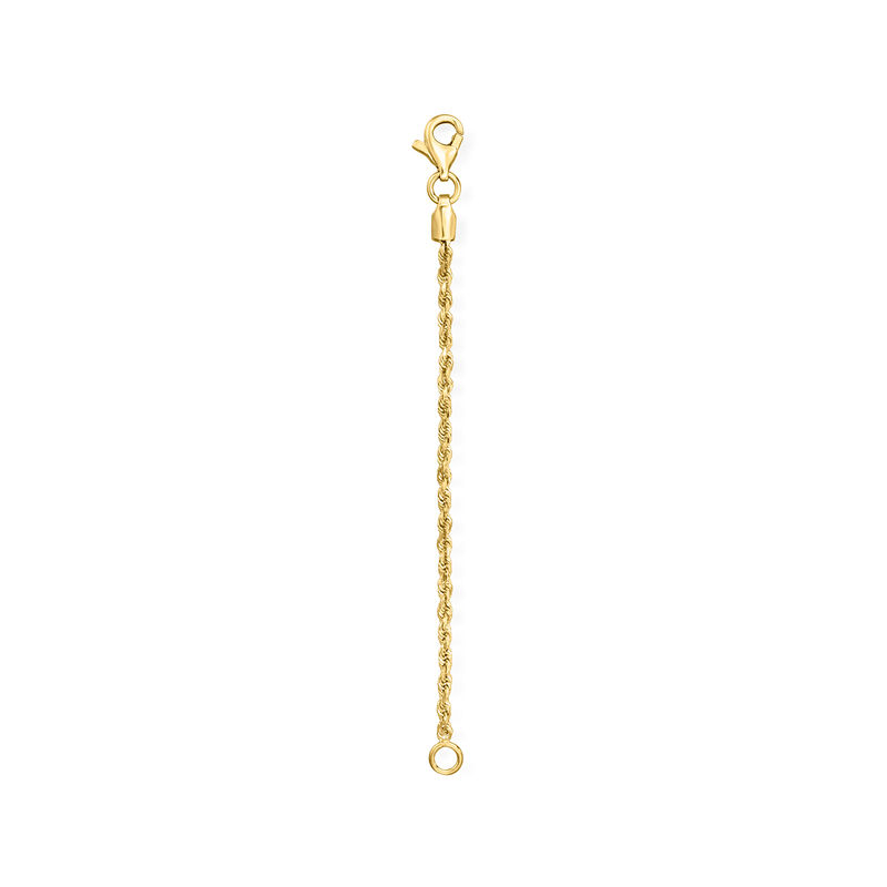 1.8mm 14kt Yellow Gold Rope-Chain Necklace Extender  image number 0