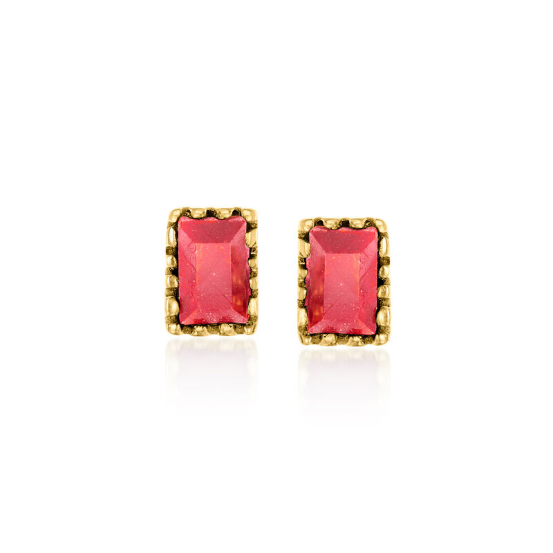 2.00 ct. t.w. Multi-Gemstone Jewelry Set: Five Pairs of Earrings in 18kt Gold Over Sterling  image number 6
