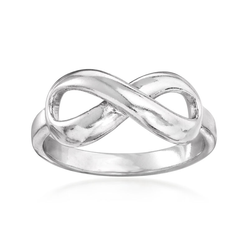Sterling Silver Infinity Ring image number 0