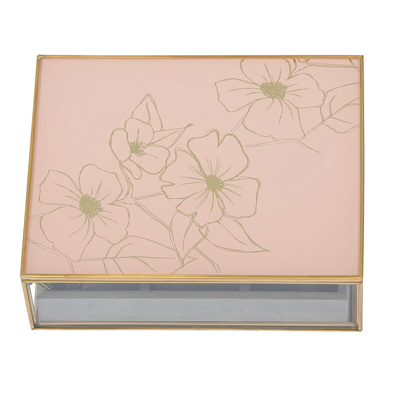 Mele & Co. "June" Glass Jewelry Box image number 3