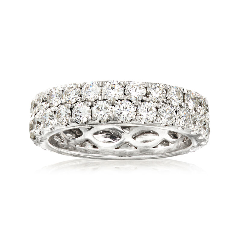 Henri Daussi 2.35 ct. t.w. Diamond Eternity Band in Platinum image number 0