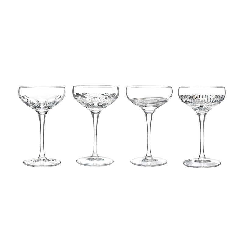 Waterford Crystal "Mixology Mixed" Set of 4 Coupe Glasses image number 0