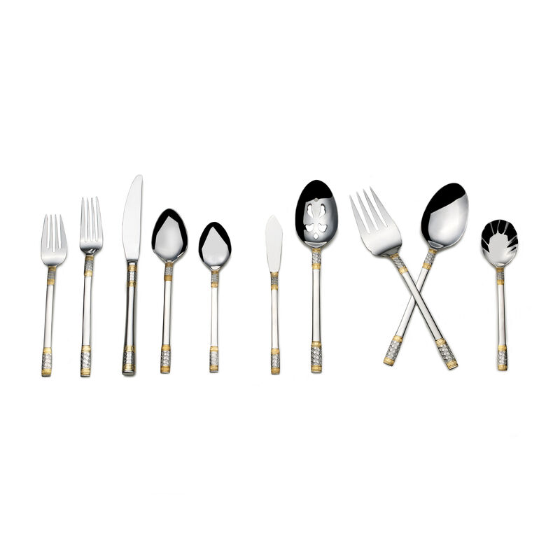 Wallace "Corsica" Gold-Accented 65-pc. Service for 12 Flatware Set image number 1