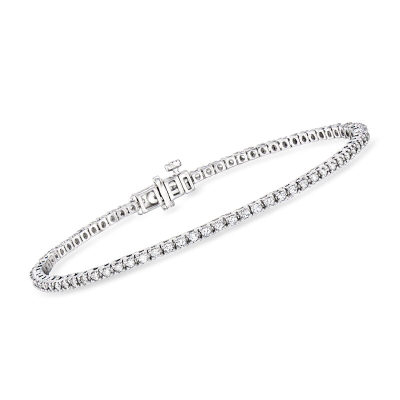 1.00 ct. t.w. Lab-Grown Diamond Tennis Bracelet in Sterling Silver image number 0