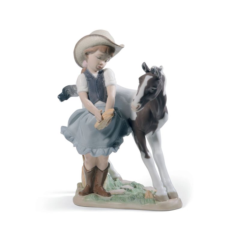Lladro &quot;Cowgirl&quot; Porcelain Figurine image number 0