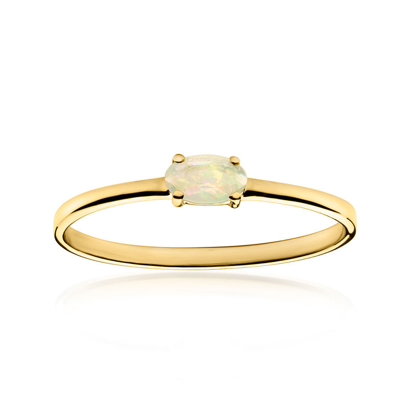 Opal Ring in 10kt Yellow Gold image number 0
