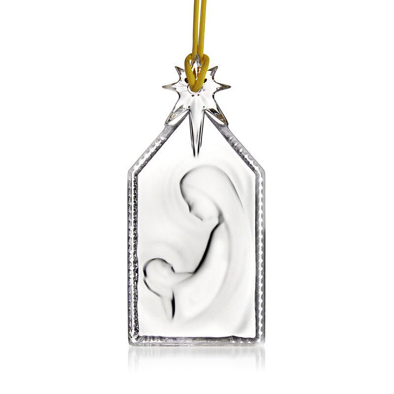 Waterford Crystal Nativity Ornament image number 0