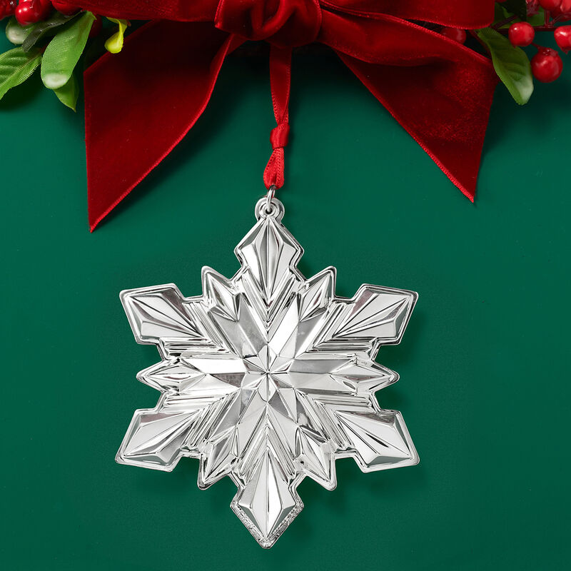 Gorham 2020 51st Edition Sterling Silver Snowflake Ornament image number 2