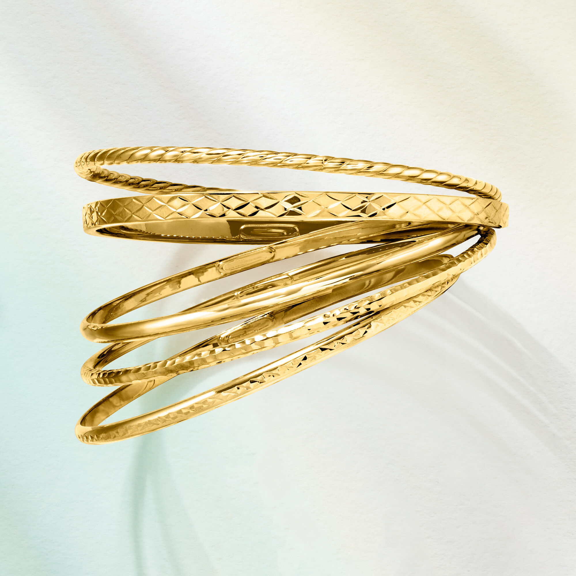 Ross simons gold bangle bracelets outlet