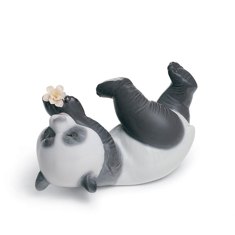Lladro "A Joyful Panda" Porcelain Figurine image number 0