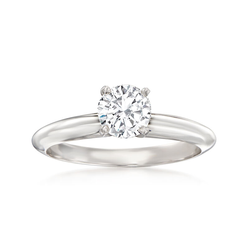 .70 Carat Certified Diamond Solitaire Ring in 14kt White Gold image number 0