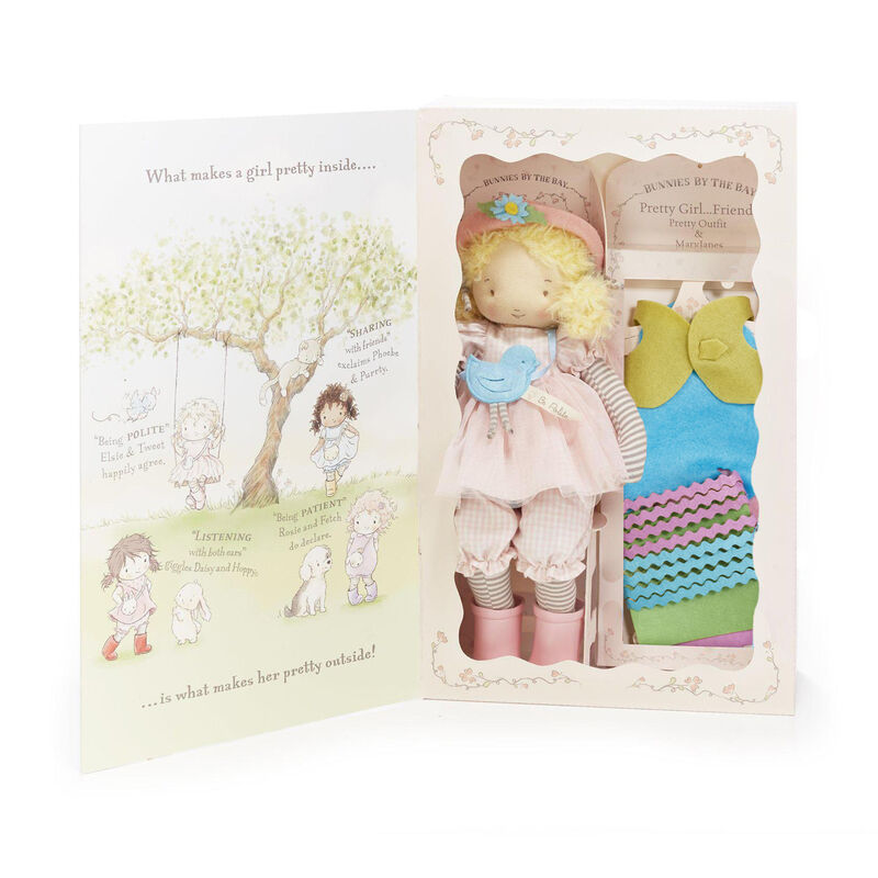 Bunnies by the Bay Elsie Girl Plush Doll Gift Set image number 0