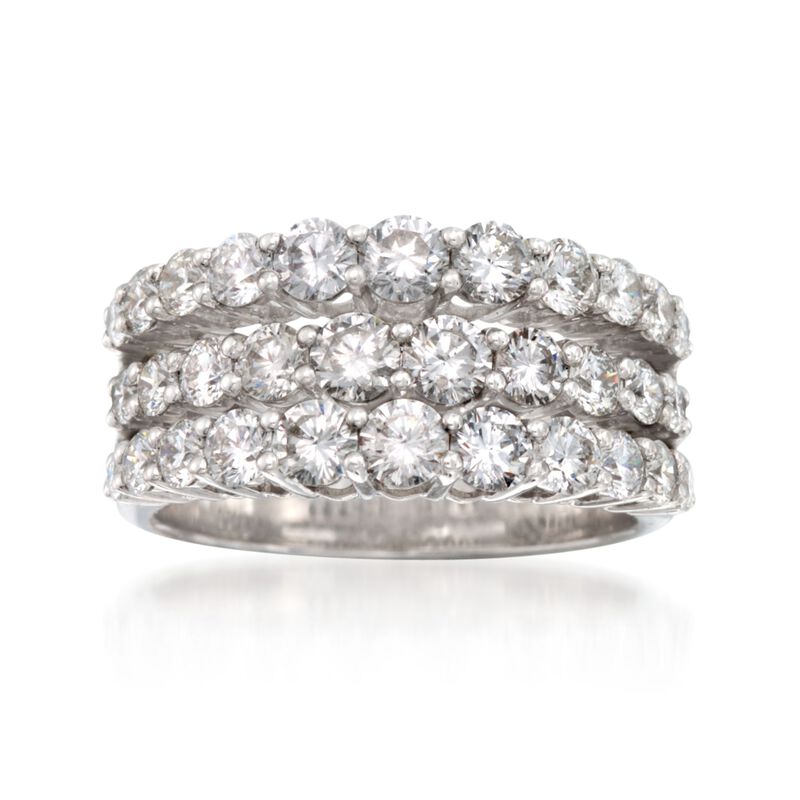 Simon G. 2.30 ct. t.w. Diamond Wedding Ring in 18kt White Gold image number 0