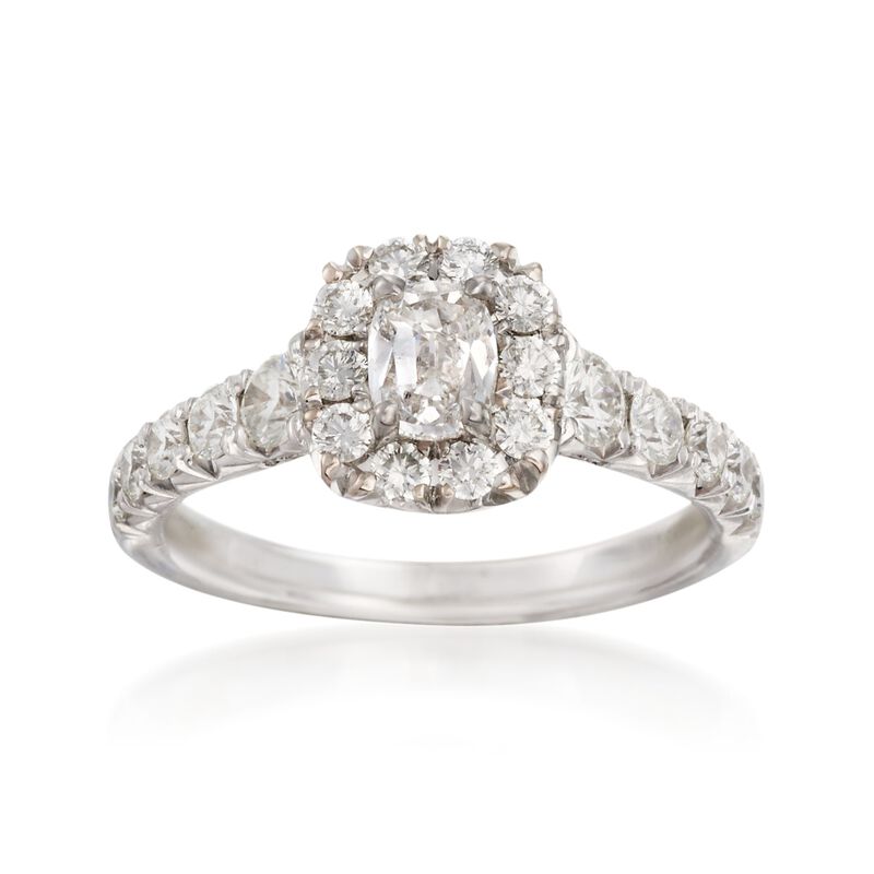 Henri Dausi 1.45 ct. t.w. Diamond Ring in 18kt White Gold image number 0