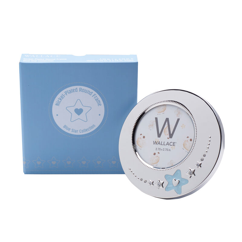 Wallace Round Picture Frame - Blue Star image number 4