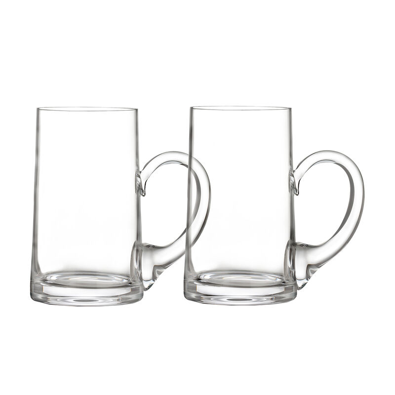 Waterford Crystal &quot;Elegance&quot; Set of 2 Beer Mugs image number 0