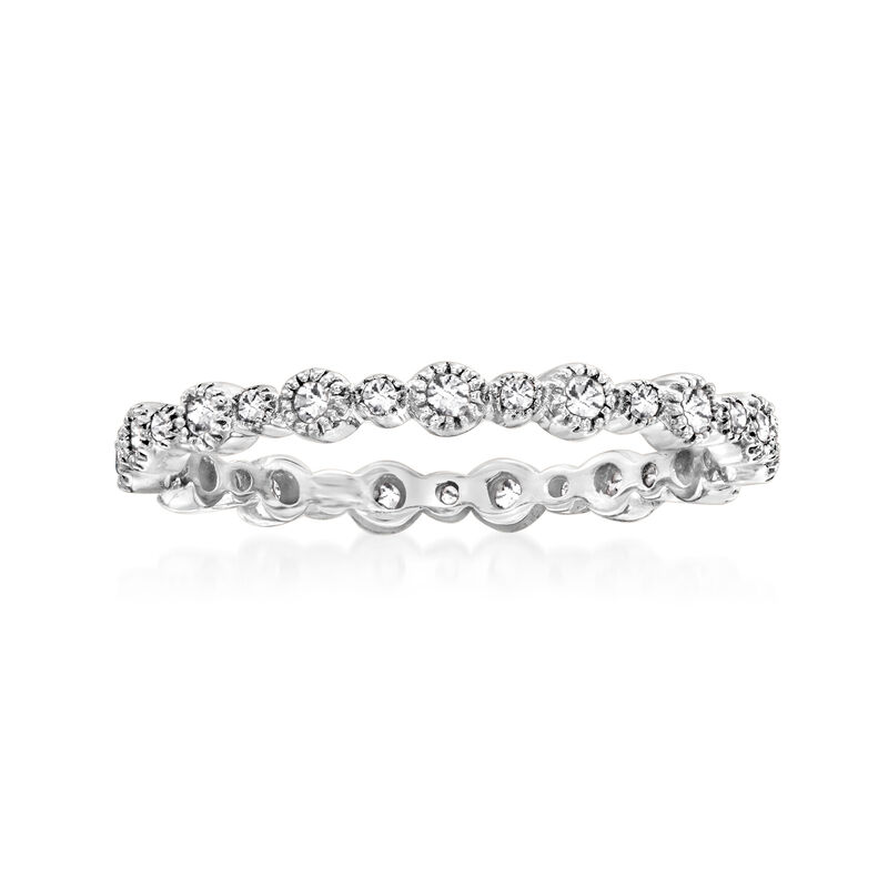 .25 ct. t.w. Diamond Eternity Band in 14kt White Gold image number 0