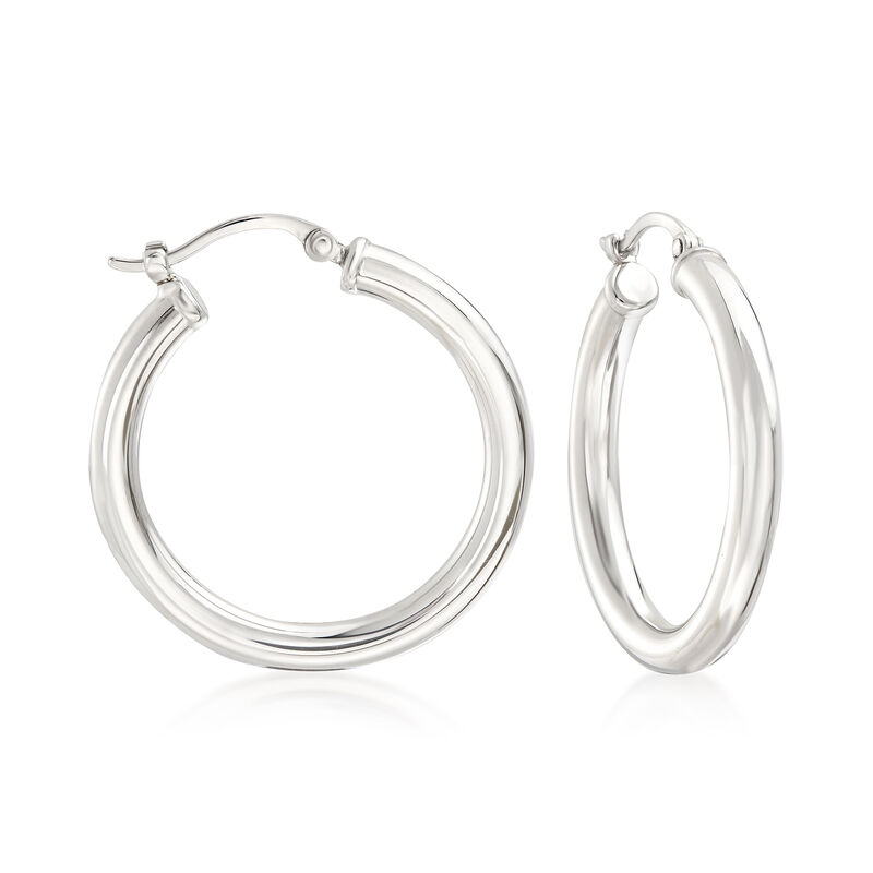 Sterling Silver Hoop Earrings image number 0