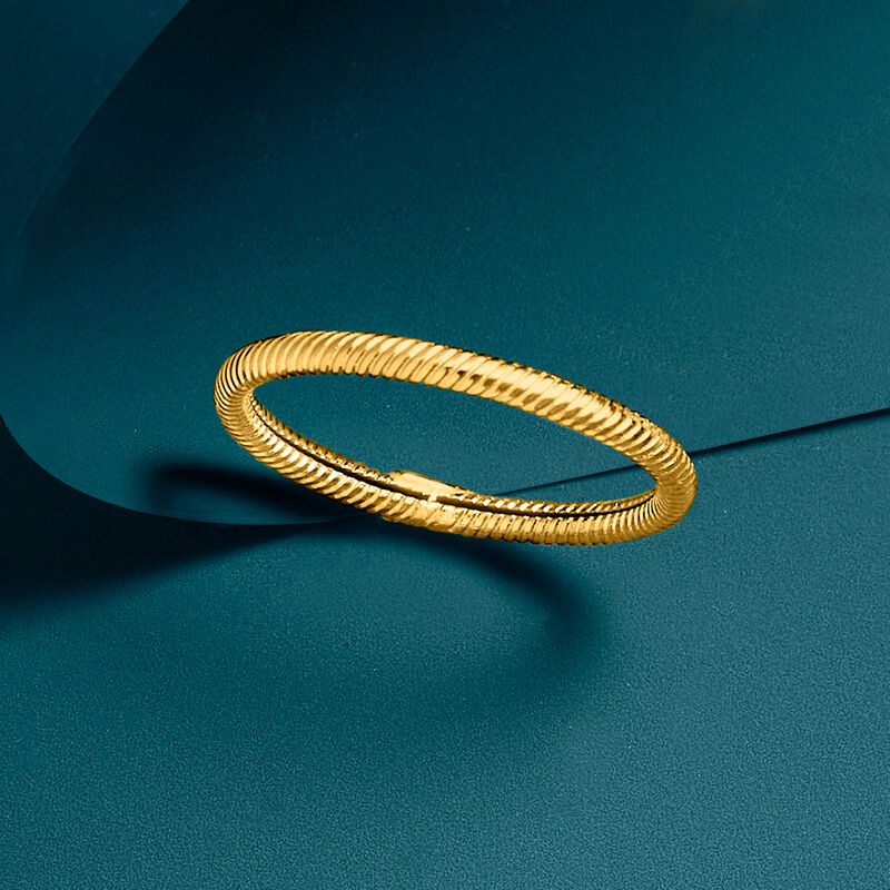 18kt Yellow Gold Twisted Ring image number 4