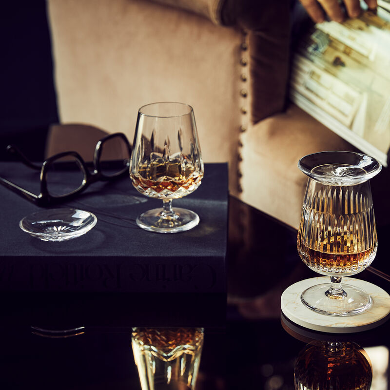 Waterford Crystal "Lismore Connoisseur" Aras Rum Snifter Glass and Tasting Cap image number 5