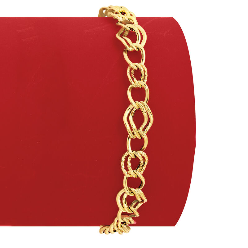 Italian 18kt Yellow Gold Link  Bracelet image number 3