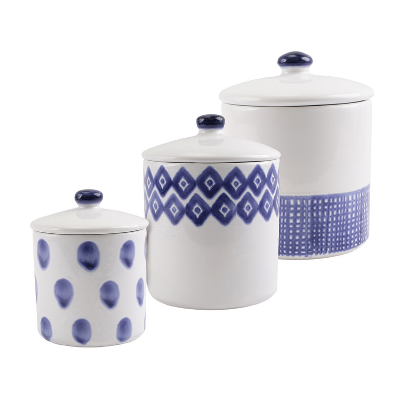 Vietri &quot;Santorini&quot; Canister image number 0