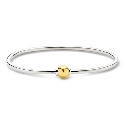 C. 2010 Cape Cod Jewelry Sterling Silver and 14kt Yellow Gold Bracelet