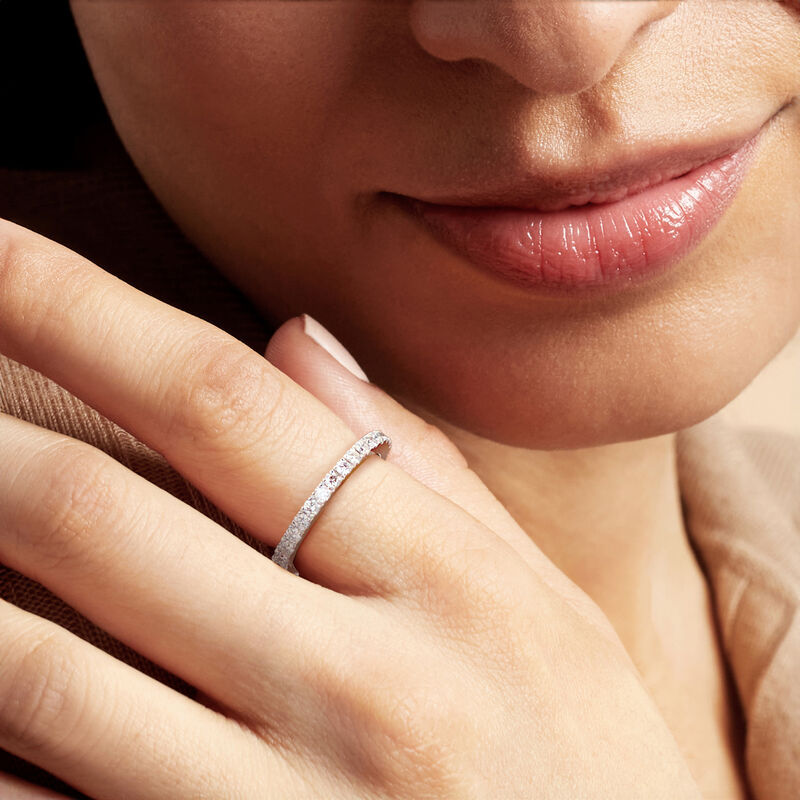 1.00 ct. t.w. Diamond Eternity Band in 14kt White Gold image number 1