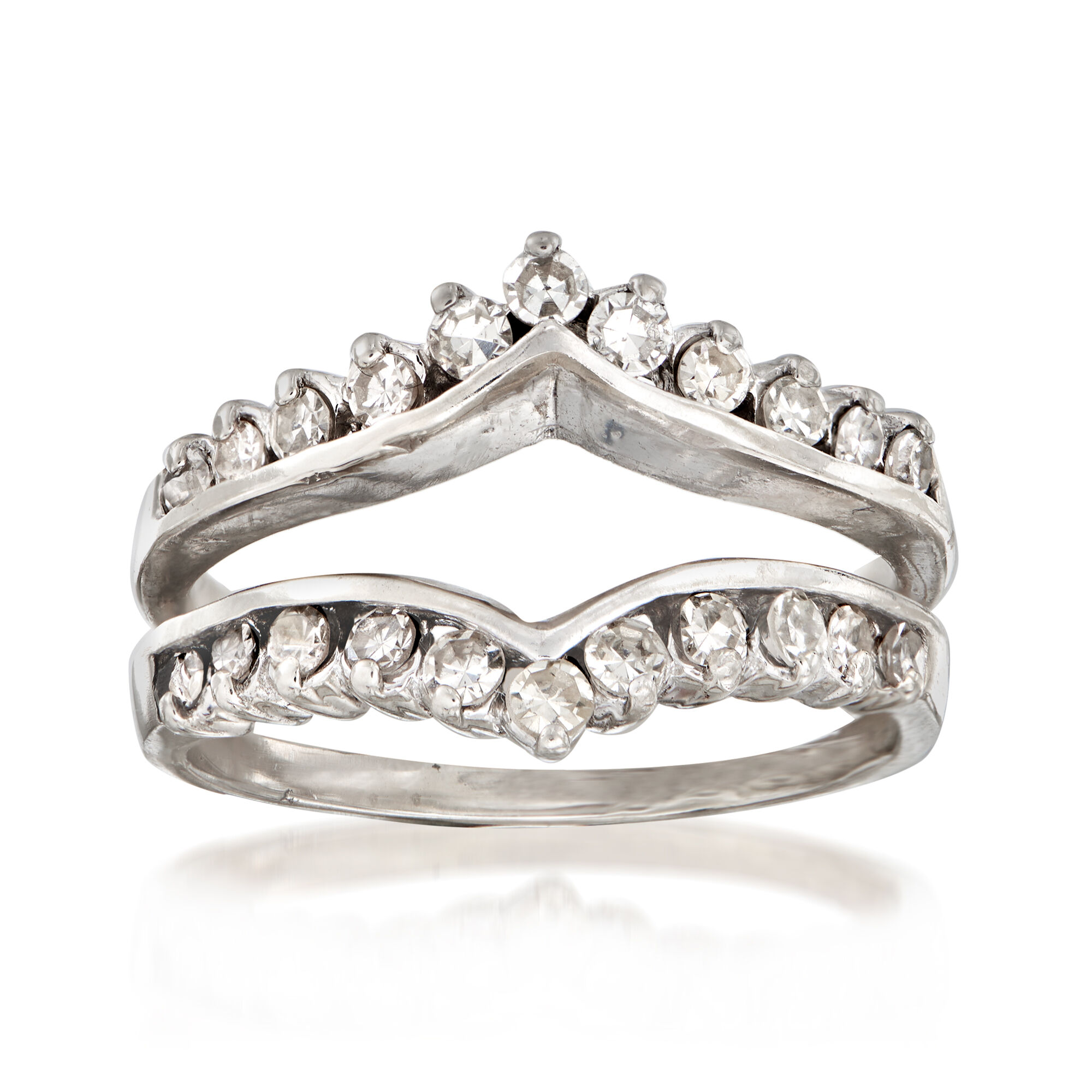 C. 1980 Vintage 1.60 ct. t.w. Diamond Bridal Set: Engagement and