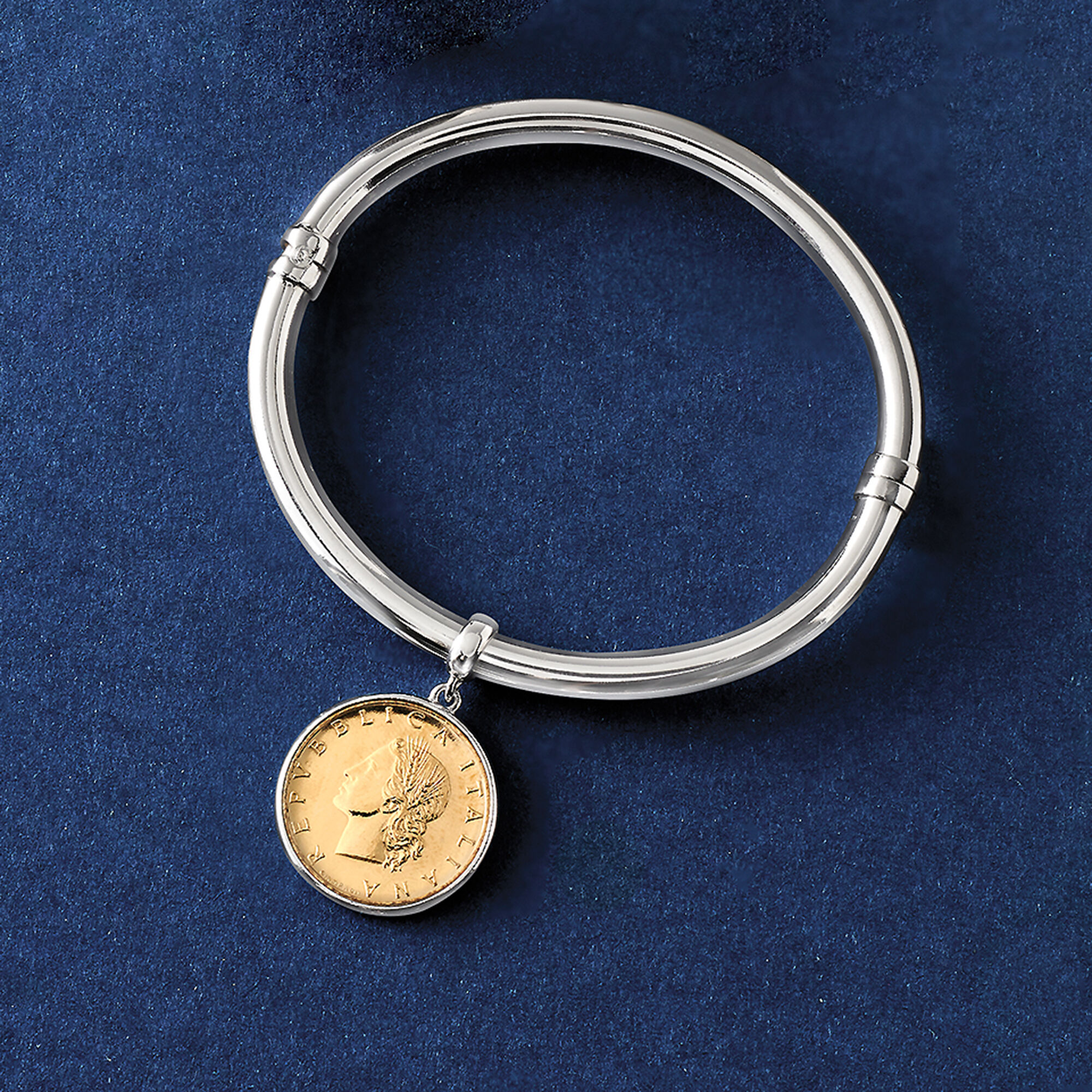 Coin bangle bracelet shop