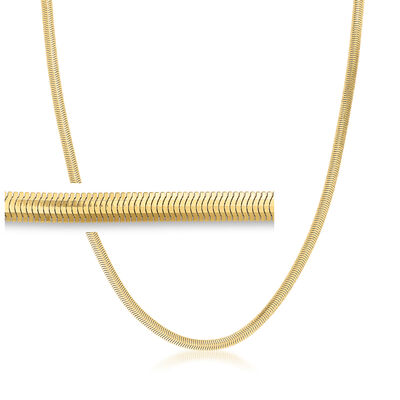 4.2mm 14kt Yellow Gold Snake-Chain Necklace