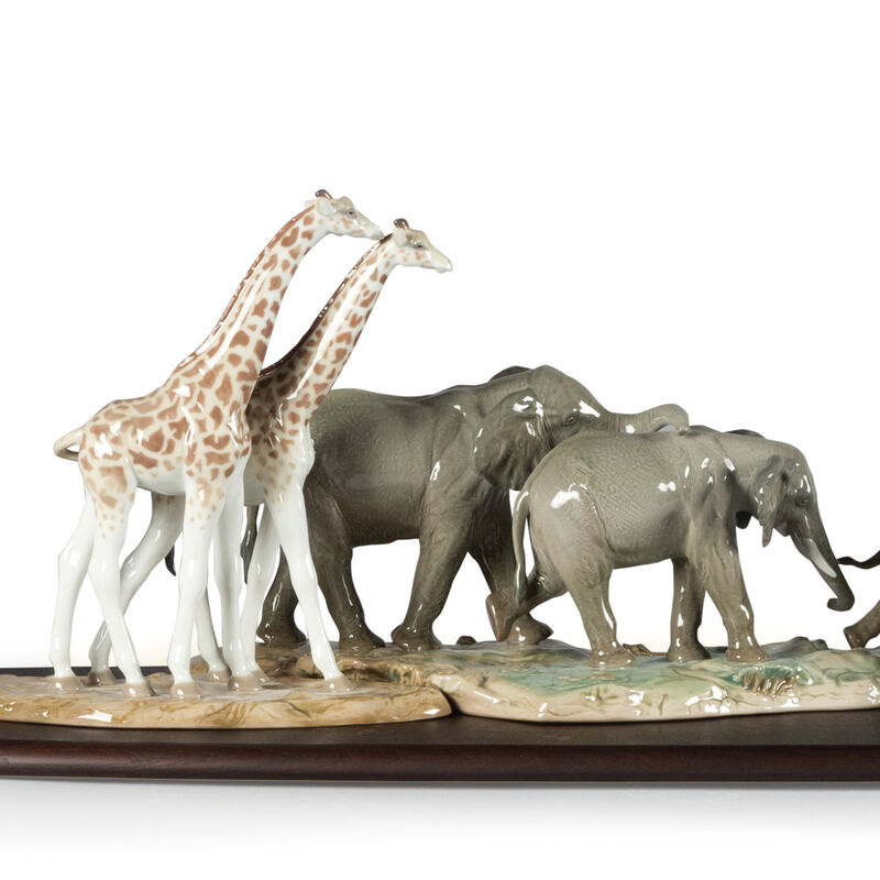 Lladro &quot;African Savannah&quot; Porcelain Figurine Set image number 2