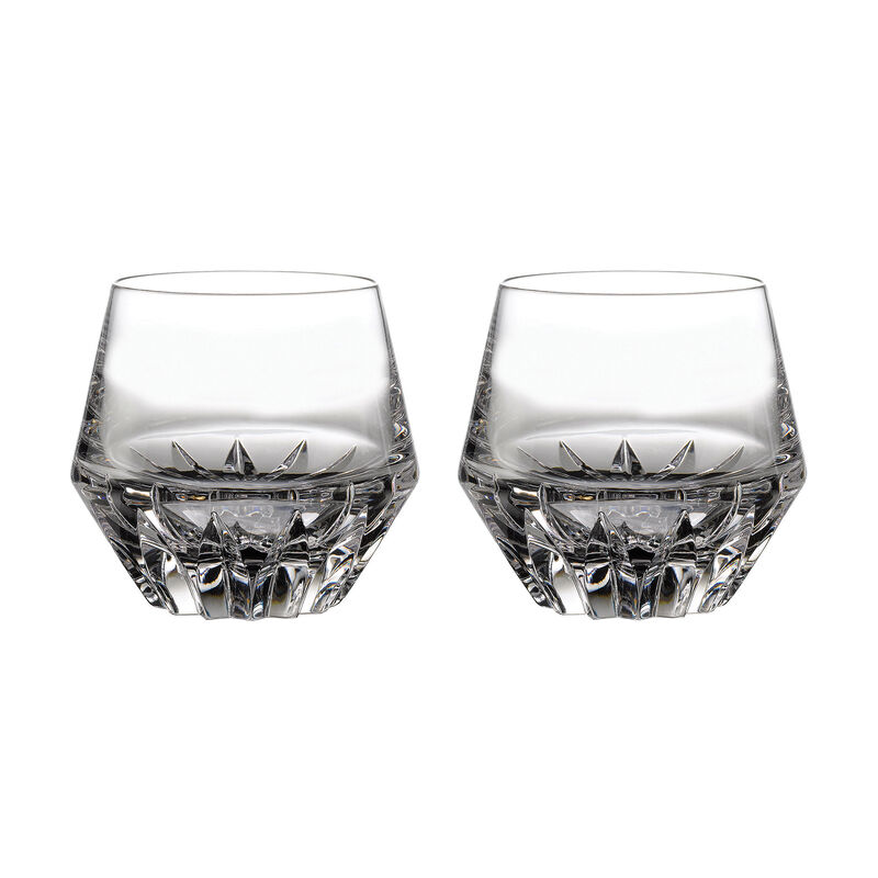 Waterford Crystal &quot;Irish Dog Madra&quot; Set of Two Double Old Fashioned Glasses image number 0
