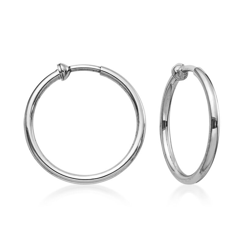 Sterling Silver Hoop Earrings image number 0