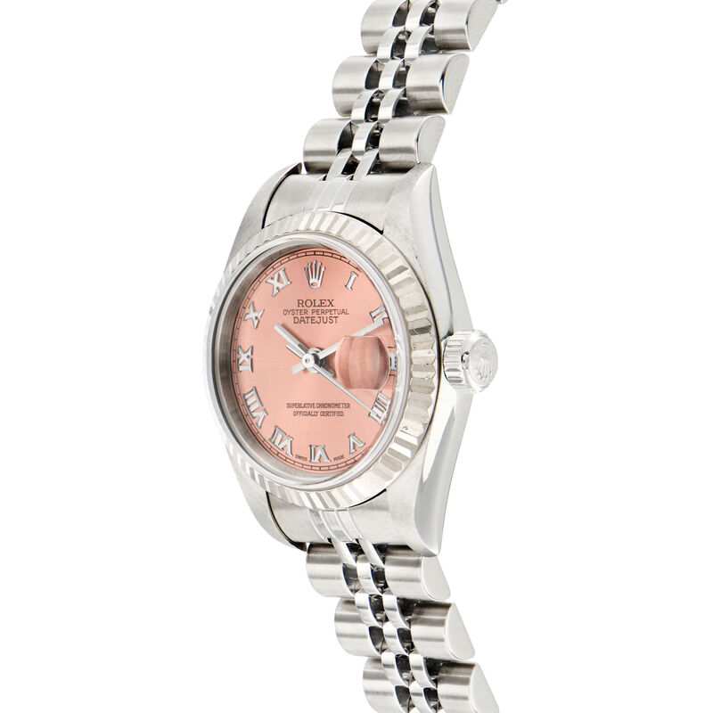 Pre-Owned Rolex Datejust Women's 26mm Automatic Stainless Steel and 18kt White Gold Watch image number 1