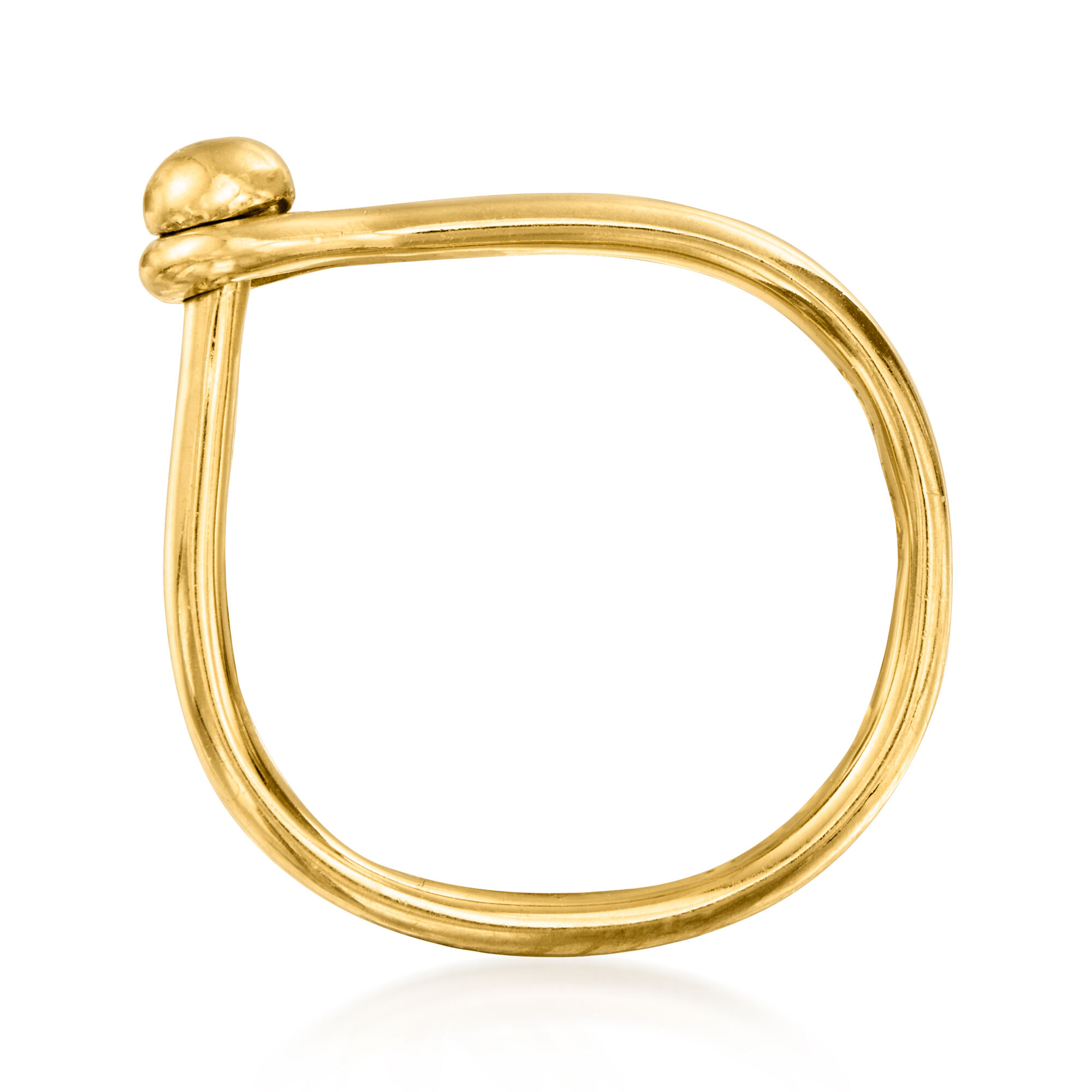 C. 1980 Vintage Georg Jensen 18kt Yellow Gold Knot Ring | Ross Simons