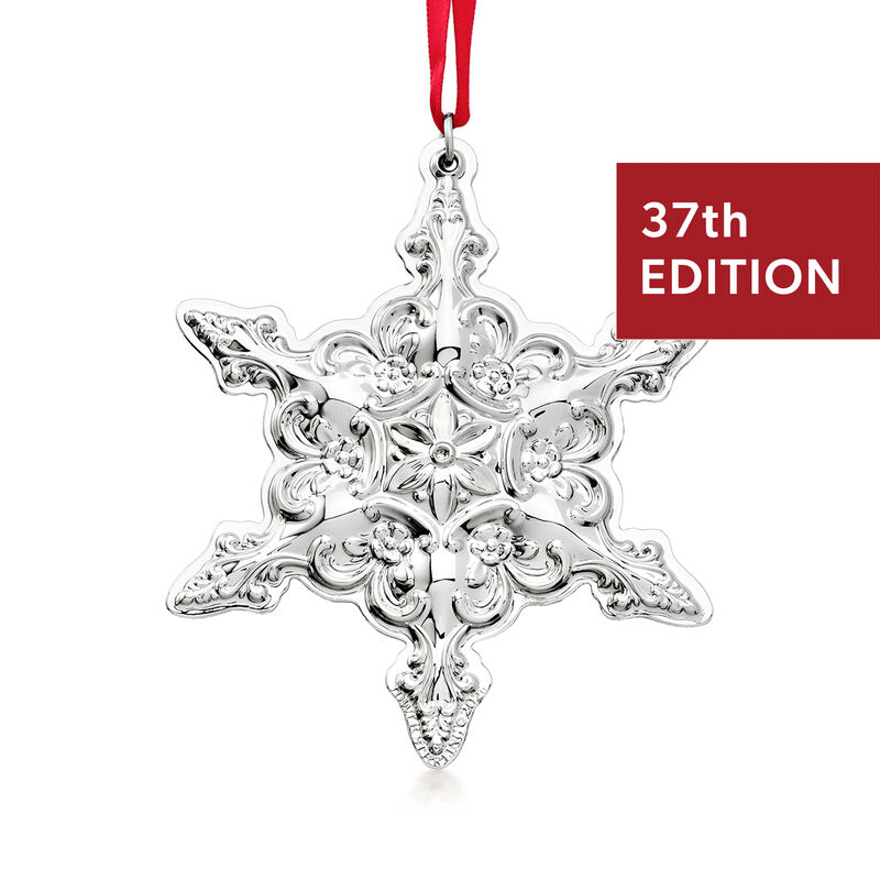 Towle 2026 Annual "Old Master" Sterling Silver Snowflake Ornament - 37th Edition image number 0