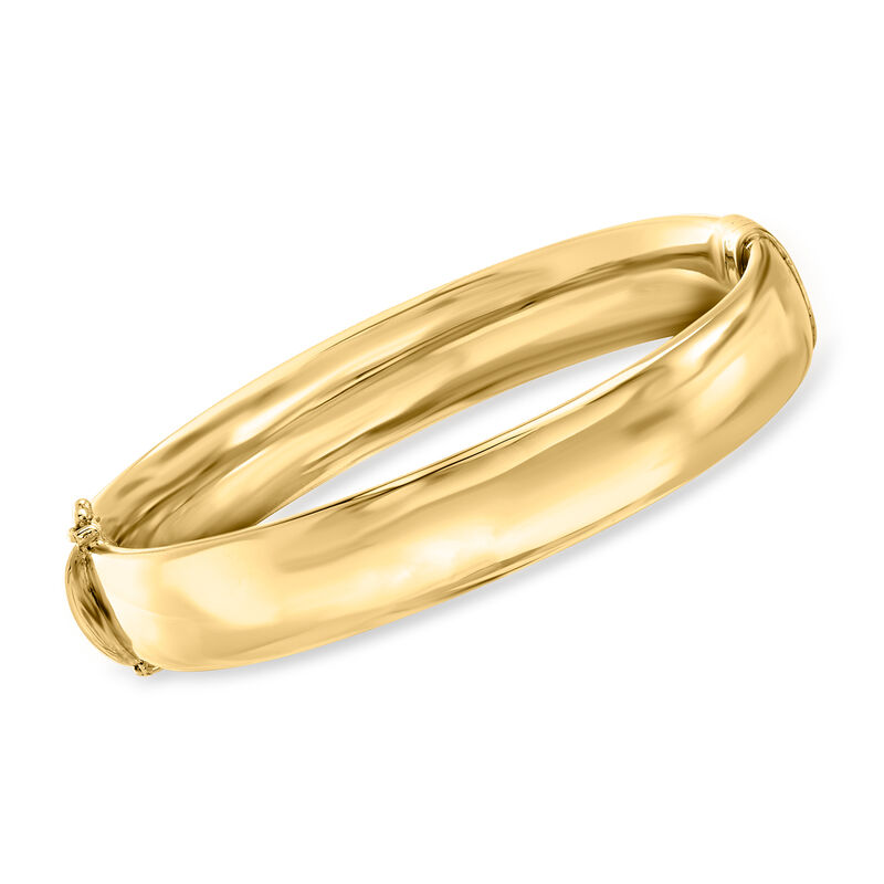 "Coastal Stack" Set of Four Bangle Bracelets in 18kt Gold Over Sterling image number 2